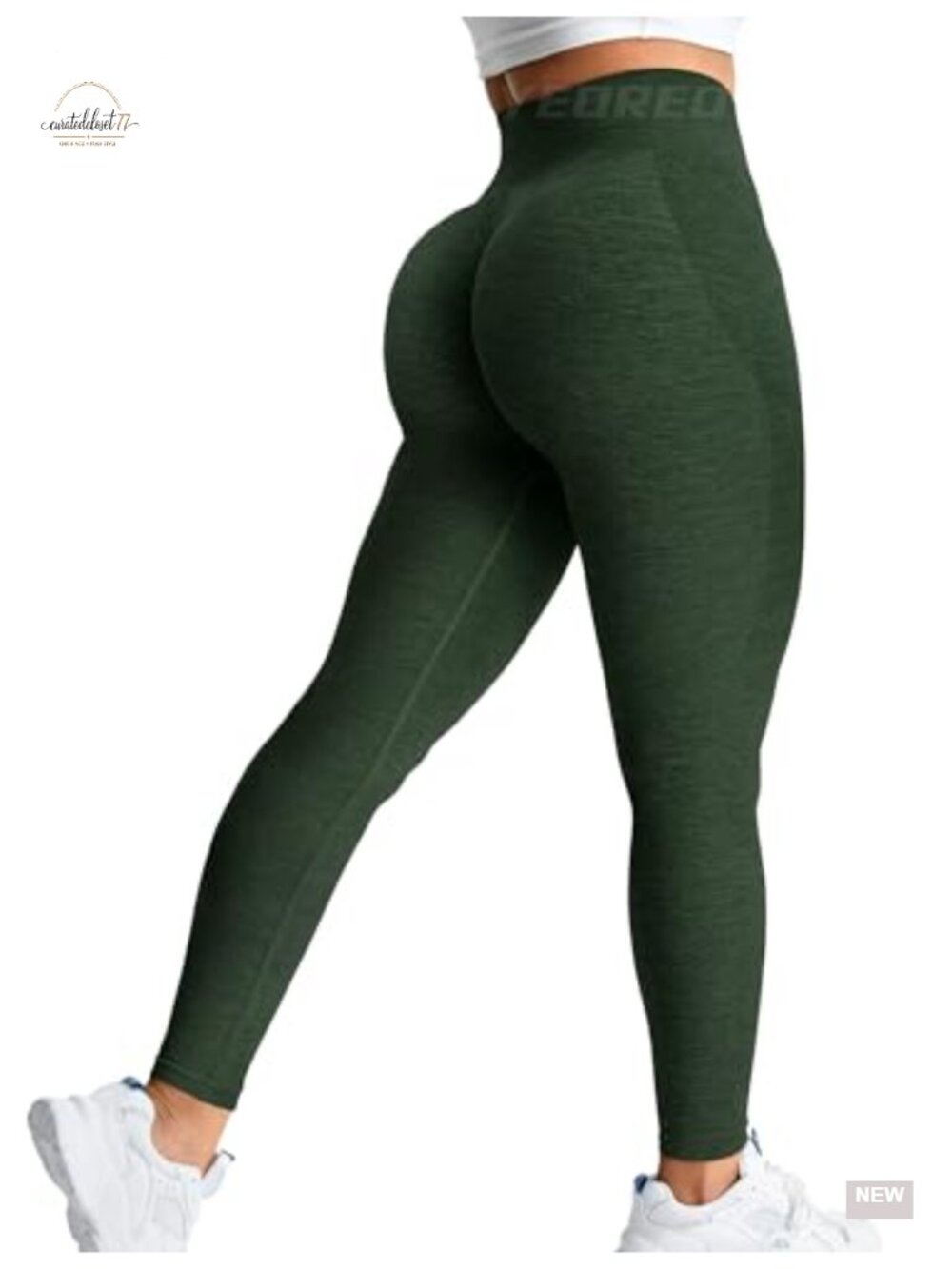 Seamless Scrunch Leggings High Waist Tummy Control Workout Yoga